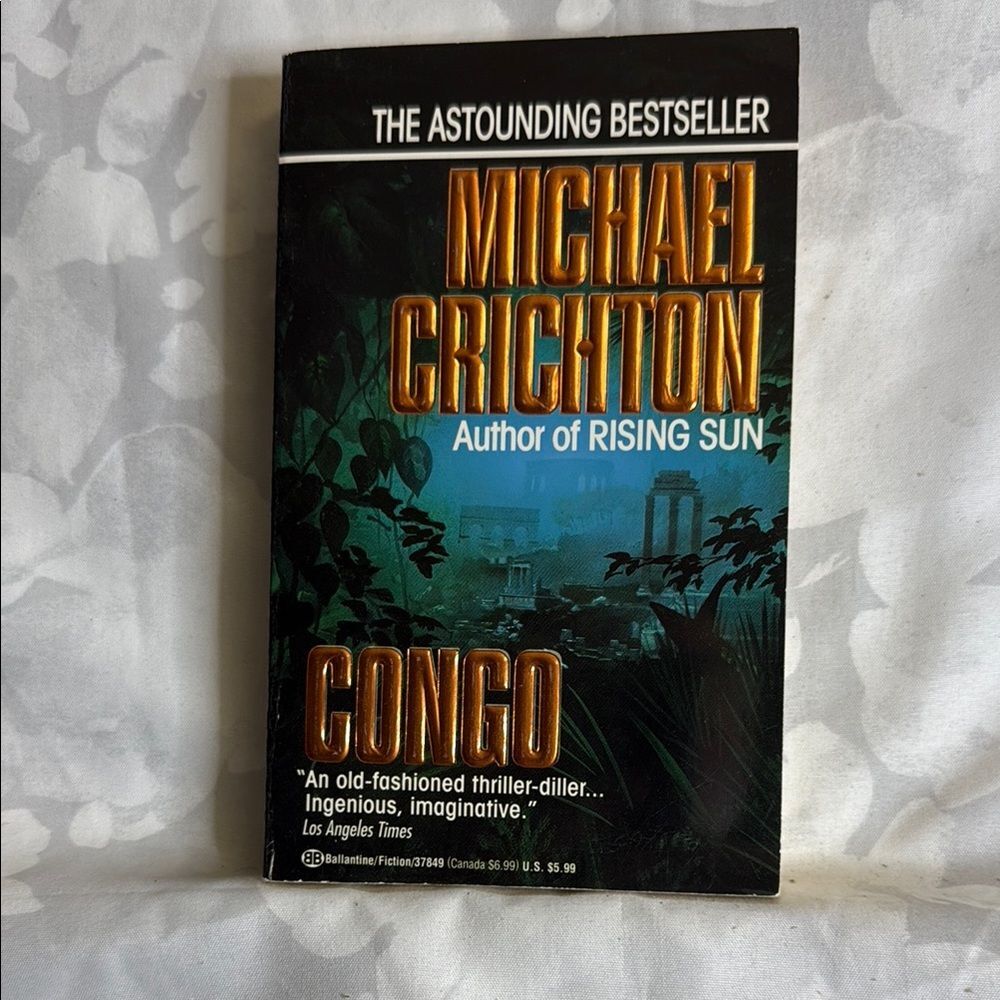 Michael Crichton 'Congo' Paperback Book